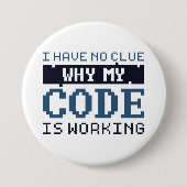 コード作業 缶バッジ (正面)