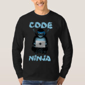 コード忍者プログラマコーダコンピュータPr Tシャツ (正面)