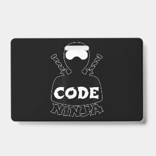 コード忍者 コンピューターコーディングエンジニア 面白い恋人 バッジ