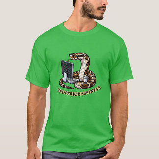 コード括り： Sssuperior Sssyntaxプログラム Tシャツ