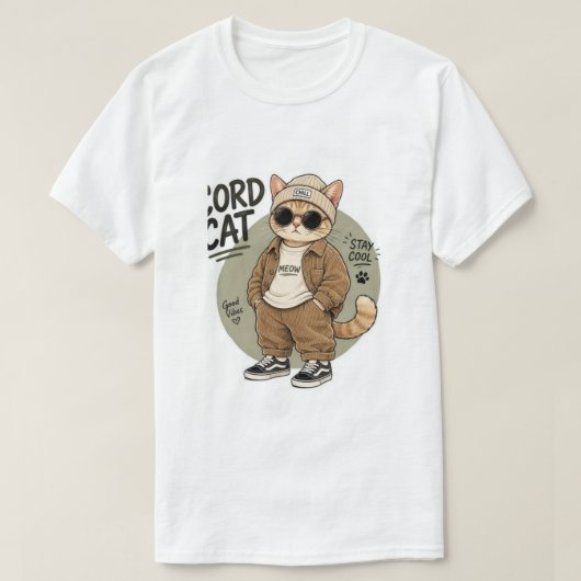 コード猫 Tシャツ (デザイン正面)