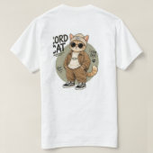 コード猫 Tシャツ (デザイン裏面)