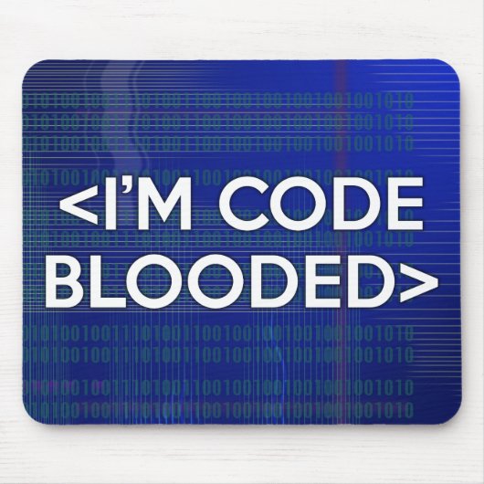 コード血統です マウスパッド (正面)