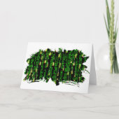 コード行列 サンキューカード (正面)