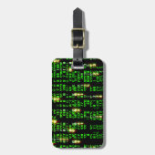 コード行列 ラゲッジタグ (正面縦)