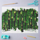 コード行列 薄葉紙 (クラフト)