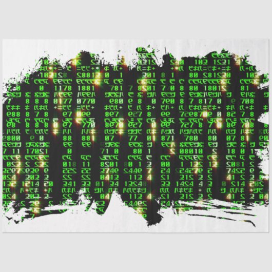 コード行列 薄葉紙 (正面)