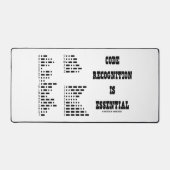 コード認識が必須Morseコード デスクマット (正面)