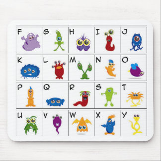 コード鍵-モンスター マウスパッド