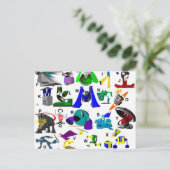 コード鍵 – ロボット ポストカード (スタンド正面)