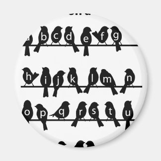 コード鍵 – ワイヤ上の鳥 マグネット