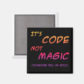 コード魔法磁石 マグネット (正面/裏面)