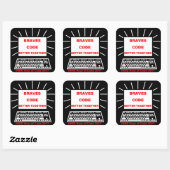 コード2017のIHMS時間 スクエアシール (シート)