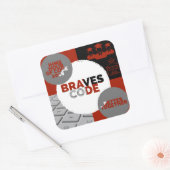 コード2018の時間 スクエアシール (封筒)