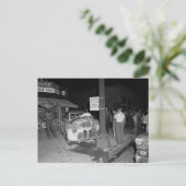 コード20、11th & Hill St、ロサンゼルス、1951ヴィンテージ ポストカード (スタンド正面)