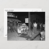 コード20、11th & Hill St、ロサンゼルス、1951ヴィンテージ ポストカード (正面/裏面)