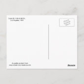 コード20、11th & Hill St、ロサンゼルス、1951ヴィンテージ ポストカード (裏面)