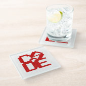 コード ガラスコースター (アングル)