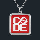コード シルバープレートネックレス<br><div class="desc">LOVE CODE Globeトロッターは世界の特異な画像を専門のまわりにに扱っている。グリーティングカユニークード、はがき、ポスター、マウスパッドなど。</div>
