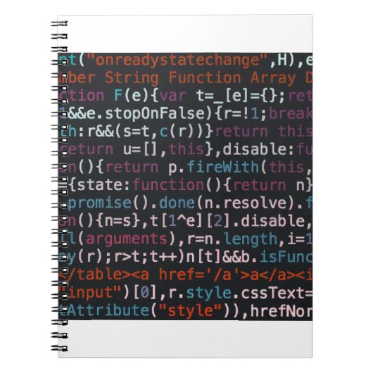 コード ノートブック (正面)