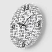 コード ラージ壁時計 (傾斜)