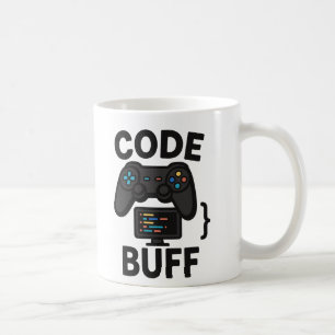 コード。遊.繰り返す。 プログラマとゲーマーのためのマグカップ コーヒーマグカップ