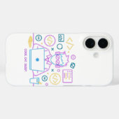 コード。食べる。寝る。 Case-Mate iPhoneケース (裏面 (横))