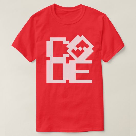 コード Tシャツ (デザイン正面)