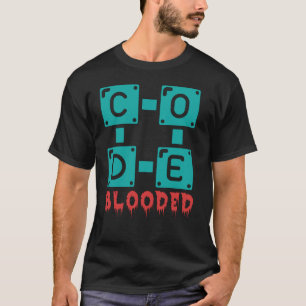 コードBLOODED – プログラマ Tシャツ
