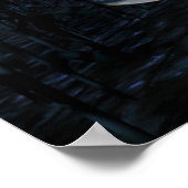 コーナおもしろいンフィールド1の可愛いエイリアンu.f.o ポスター (角)