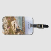 コーナカラフルウォール・イングランド沿岸風景 ラゲッジタグ (正面横)