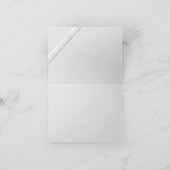 コーナストライプーThank You Noteカード サンキューカード (内部)