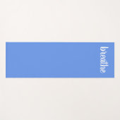 コーナフラワーブルーヨガマットを吸う ヨガマット (正面(横))