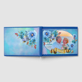 コーナフラワーブルーin水彩画 ゲストブック (全面)