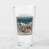 コーナフレームの歌手ミュージシャンのグループ通り タンブラーグラス (裏面)