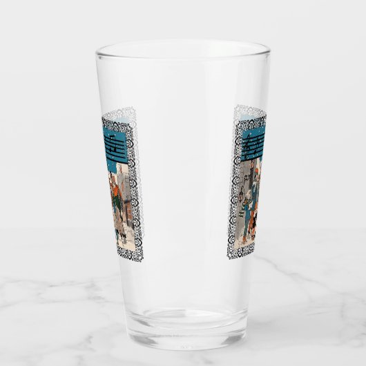 コーナフレームの歌手ミュージシャンのグループ通り タンブラーグラス (左)