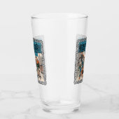 コーナフレームの歌手ミュージシャンのグループ通り タンブラーグラス (右)