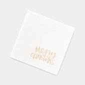 コーナモダンーメリークリスマス 箔ナプキン (左)