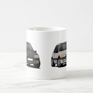 コーナリング·ピューゲート205 gti 2 xイメージ コーヒーマグカップ