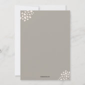 コーナーの詳細写真 卒業式招待状 招待状 (裏面)