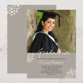 コーナーの詳細写真 卒業式招待状 招待状 (正面/裏面)