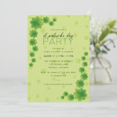 コーナーシャムロックスグリーンセントパトリックの日 招待状 (スタンド正面)