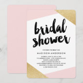 コーナーズブライダルシャワー招待 招待状 (正面/裏面)