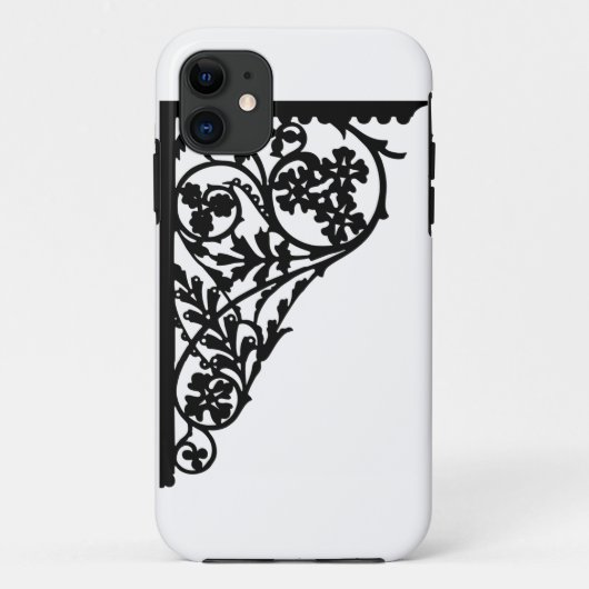 コーナーデザインフラワー Case-Mate iPhoneケース (裏面)
