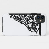 コーナーデザインフラワー Case-Mate iPhoneケース (裏面(横))