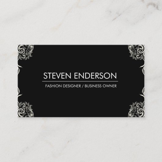 コーナーファンシーファッションデザイナ 名刺 (正面)