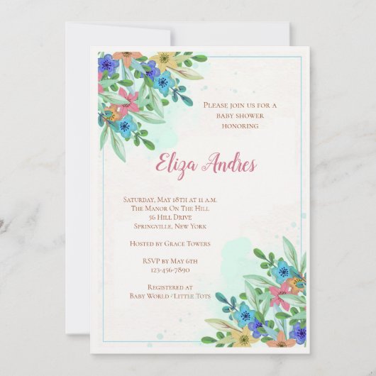 コーナーブラッツ招待状 招待状 (正面)