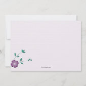 コーナーポジ招待状 招待状 (裏面)