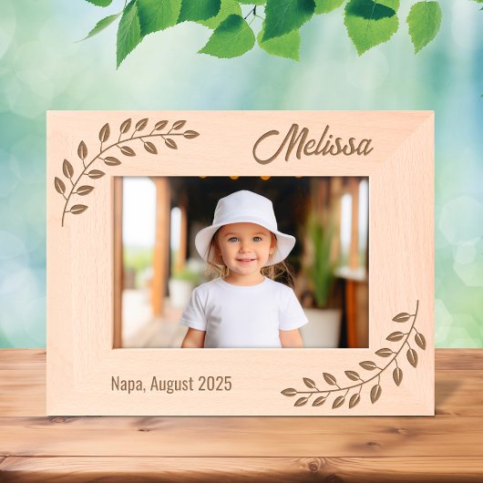 コーナーリース分岐7x5 レーザー彫刻フレーム