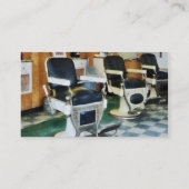 コーナー理容師ショップ – プラチナ仕上げ 名刺 (裏面)